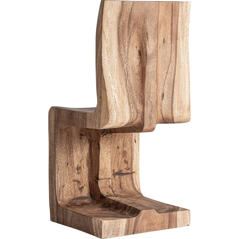 Sedia Scultorea Organic Luxury in Legno Massello di Suar