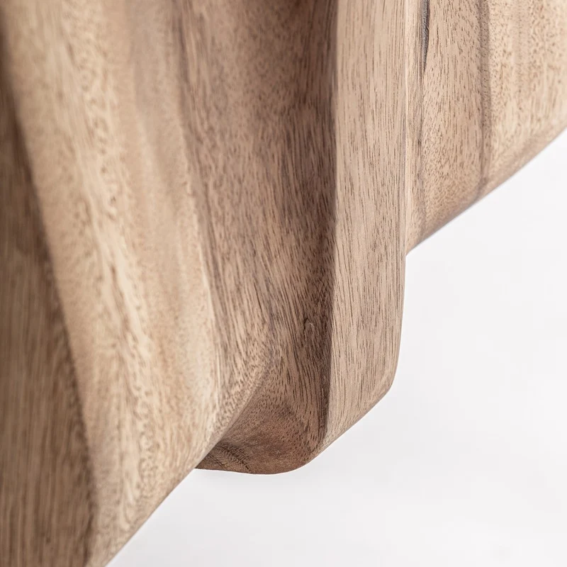 Sedia Scultorea Organic Luxury in Legno Massello di Suar