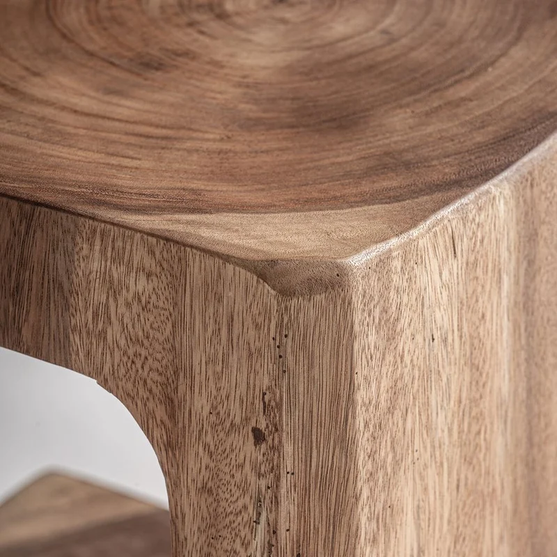 Sedia Scultorea Organic Luxury in Legno Massello di Suar
