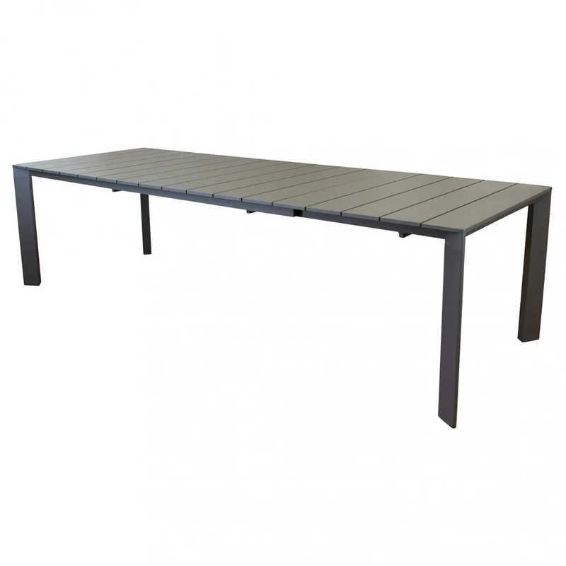 Tavolo da Giardino Sacramento in Alluminio Taupe Allungabile