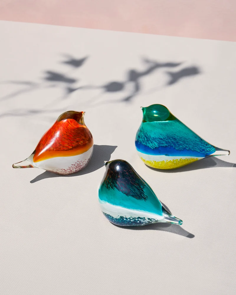 Decorazione in vetro fatta a mano Atlas Bird