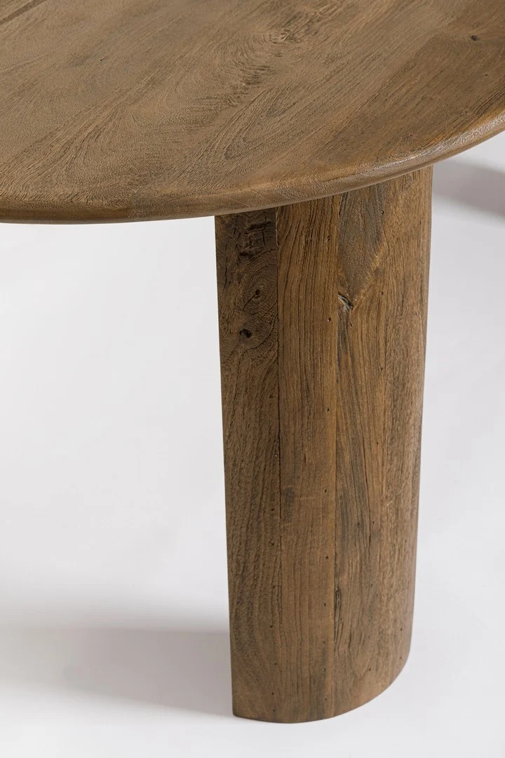 Tavolo ovale "Orlando" in legno verniciato per sala da pranzo, da 210 x 100 cm