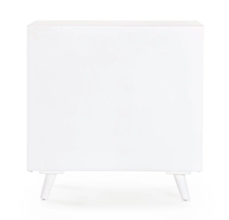 Credenza "Norsborg" struttura in legno di abete con cassetti e maniglie in ferro