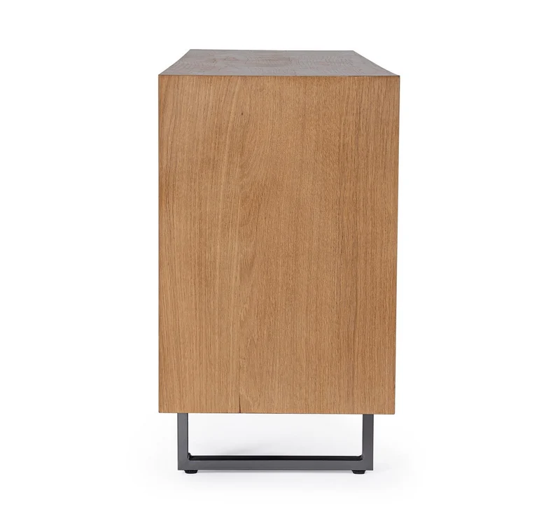 Cassettiera "Garwood" struttura in legno MDF con ante e cassetti