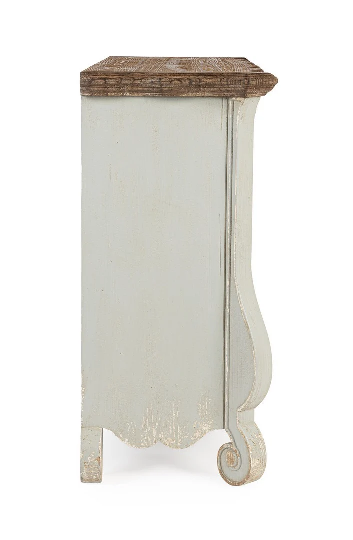 Cassettiera "Madeleine" struttura in legno di abete, cassetti e retro in legno MDF