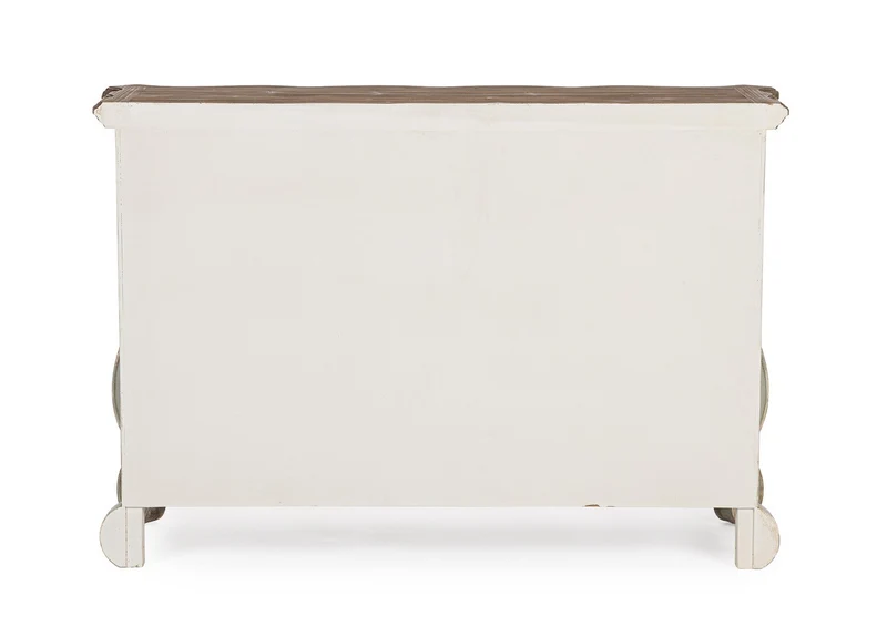 Cassettiera "Madeleine" struttura in legno di abete, cassetti e retro in legno MDF