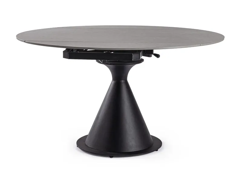 Tavolo "Jonni" in acciaio verniciato per sala da pranzo, da Ø 85 - 135 cm