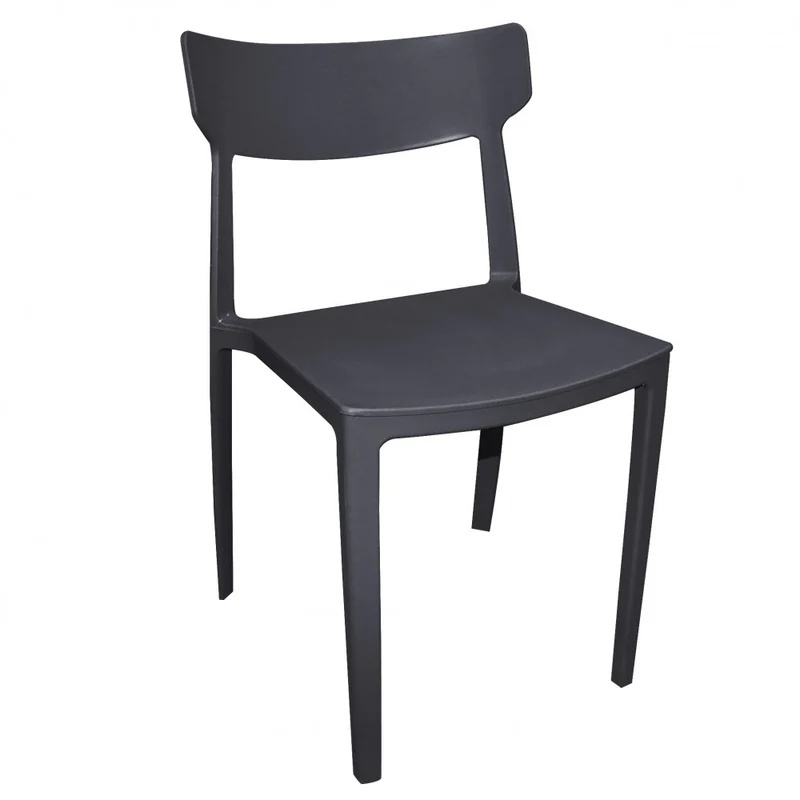 Sedia Debby Antracite: Design Moderno e Versatile in Polipropilene