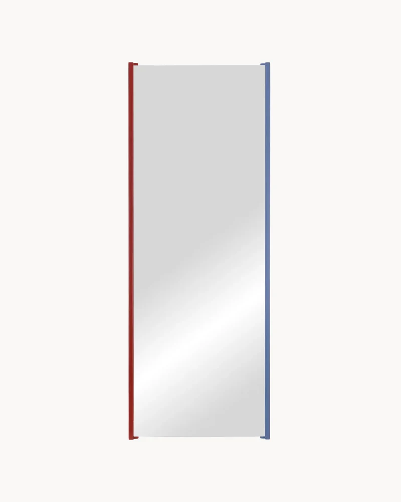 Specchio da parete con cornice in legno Lun