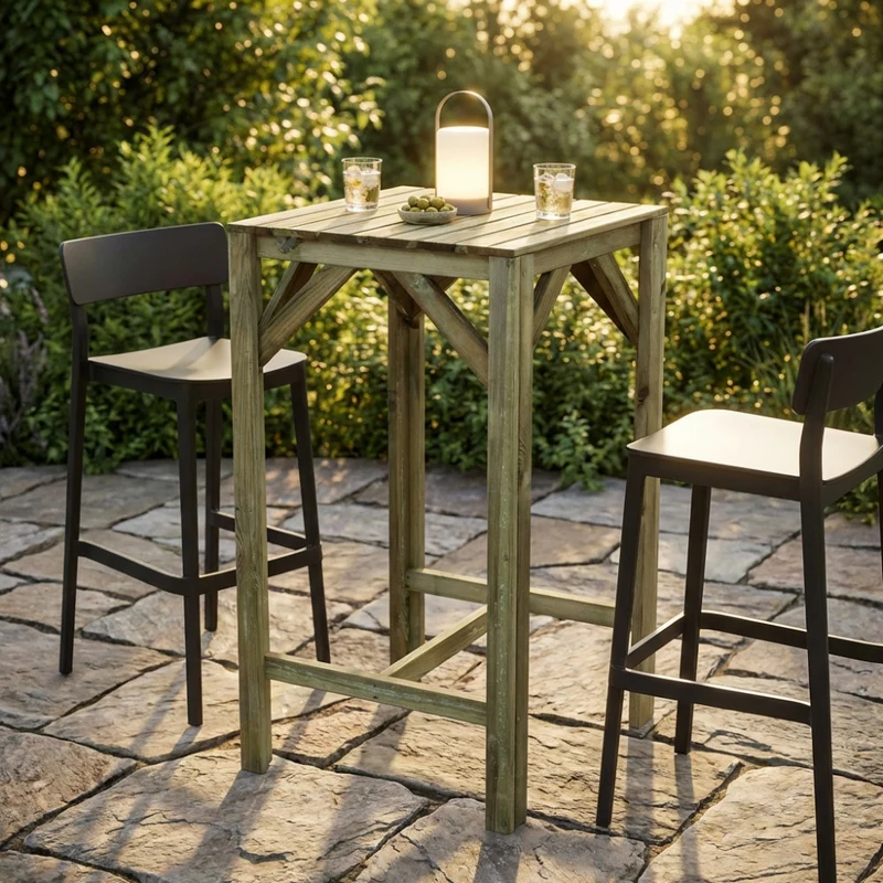 Tavolo da Giardino Trend in Legno Vintage