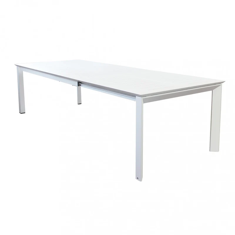Tavolo Esterno Allungabile Argos in Alluminio Bianco