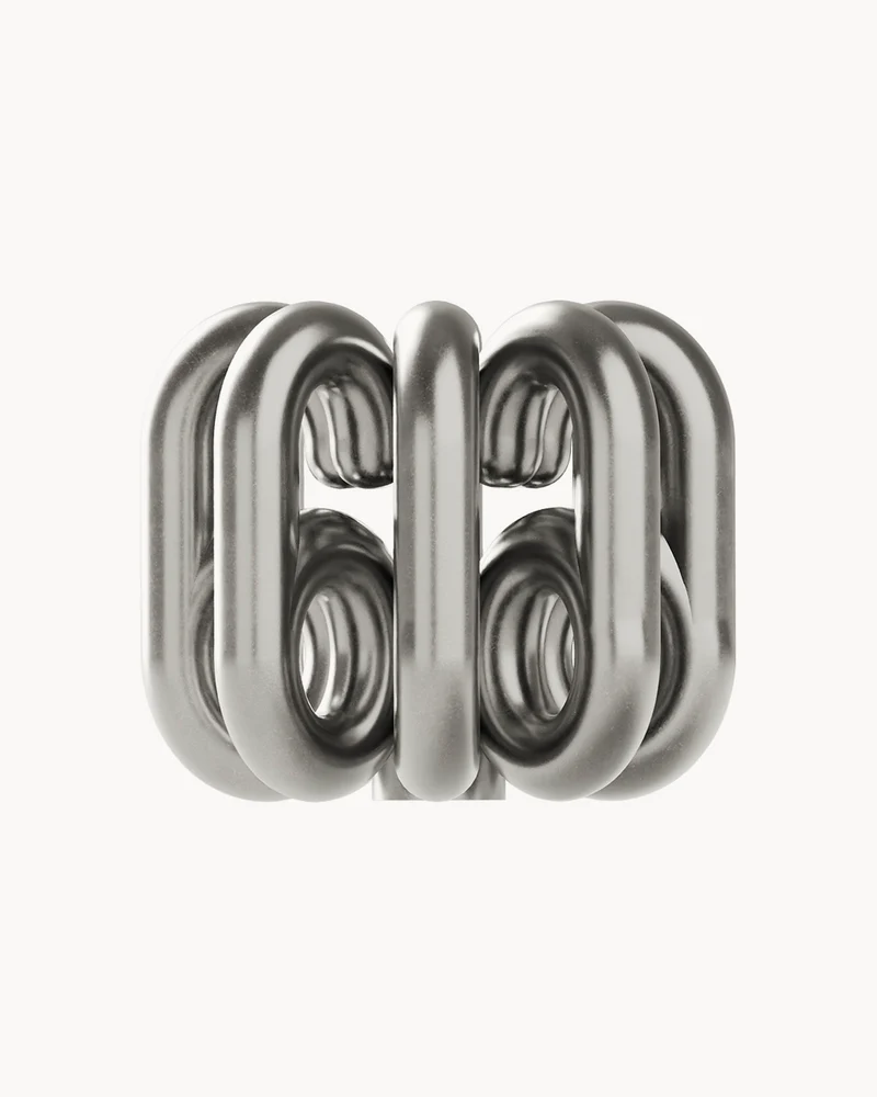 Portacandele in alluminio Digit Six