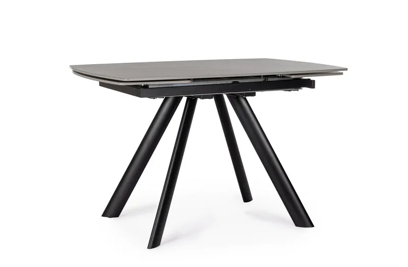 Tavolo "Raili" allungabile in acciaio per sala da pranzo, da 120/180 x 85 cm