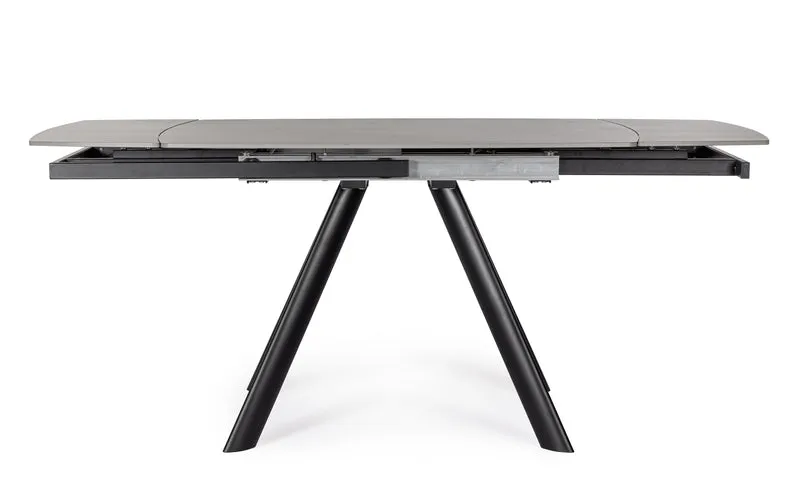 Tavolo "Raili" allungabile in acciaio per sala da pranzo, da 120/180 x 85 cm