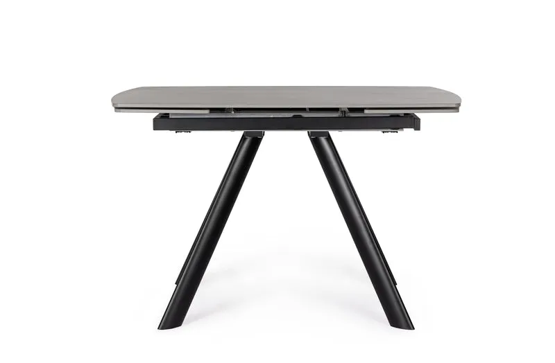 Tavolo "Raili" allungabile in acciaio per sala da pranzo, da 120/180 x 85 cm