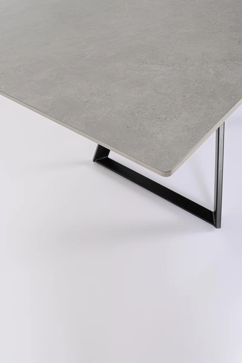 Tavolo "Reeta" allungabile in acciaio per sala da pranzo, da 120/180 x 90 cm