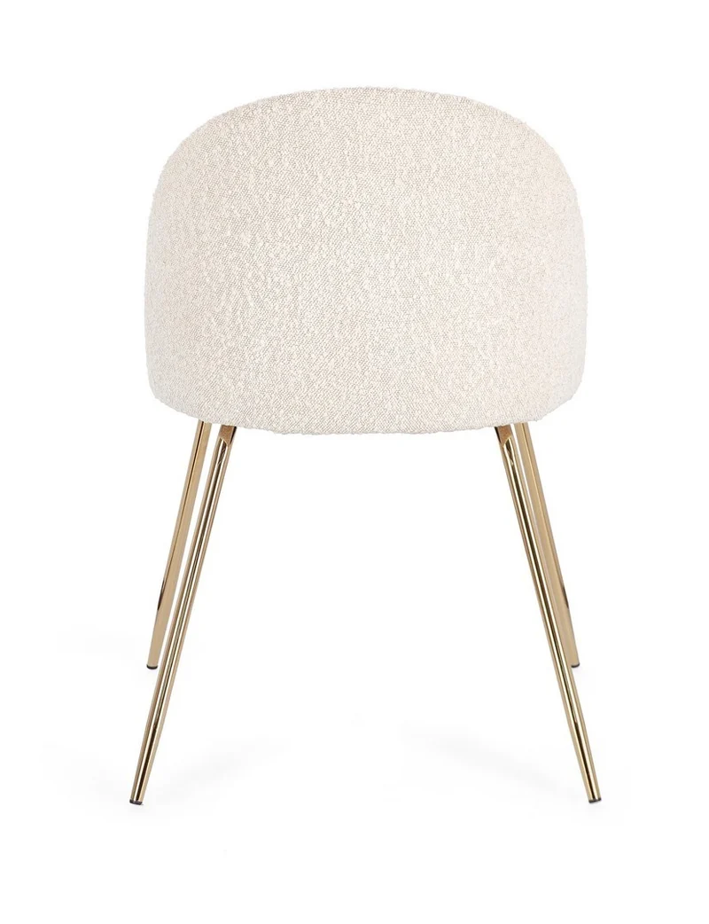 Sedia "Tanya" in polietere e gambe in tubolare di acciaio da interno
