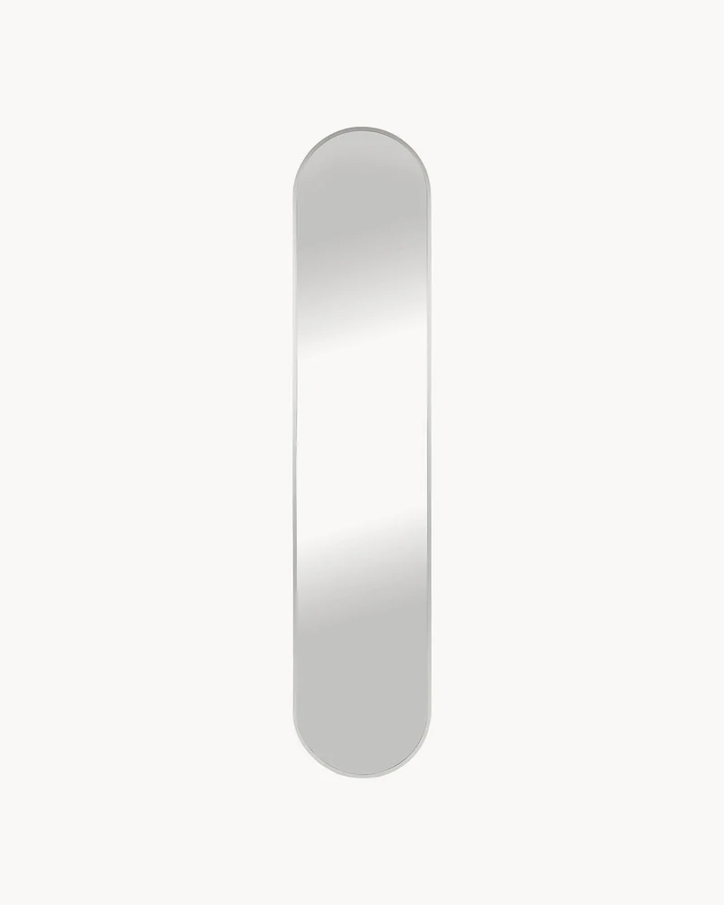 Specchio da parete con cornice in alluminio Hennet
