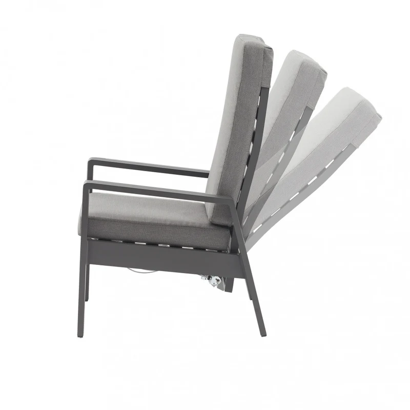 Poltrona Reclinabile Giacarta Antracite: Comfort e Design per il Tuo Outdoor