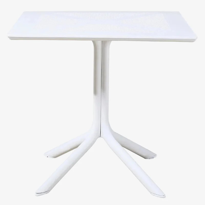 Mesa de jardin polipropileno blanca Julz