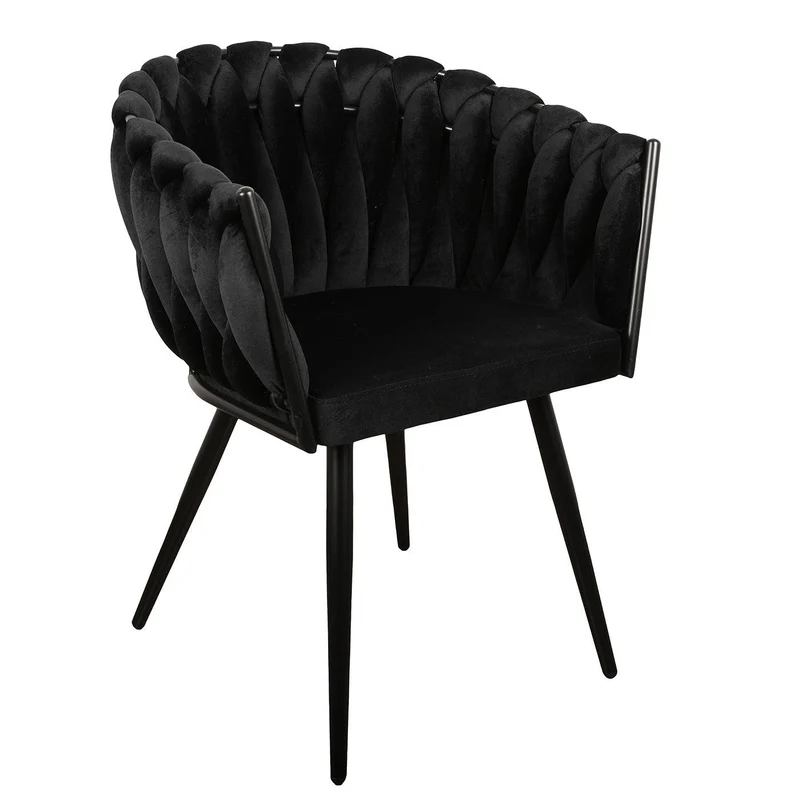 Pole to Pole Wave Chair Stuhl Esszimmerstuhl Schwarz