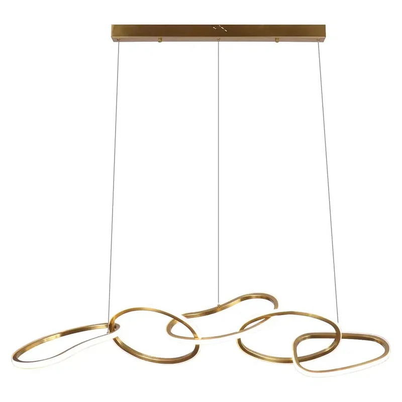Richmond Interiors Design Hängelampe Flyn (Brushed Gold)