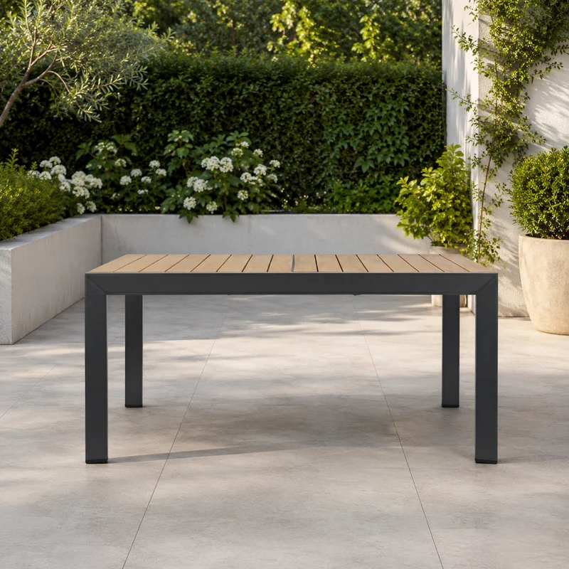 Tavolo da giardino in alluminio allungabile da 160 a 240 cm – Belmar antracite YK13