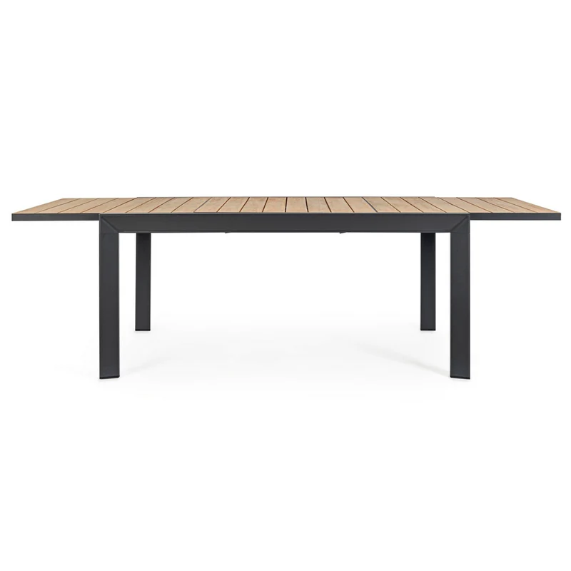 Tavolo da giardino in alluminio allungabile da 160 a 240 cm – Belmar antracite YK13