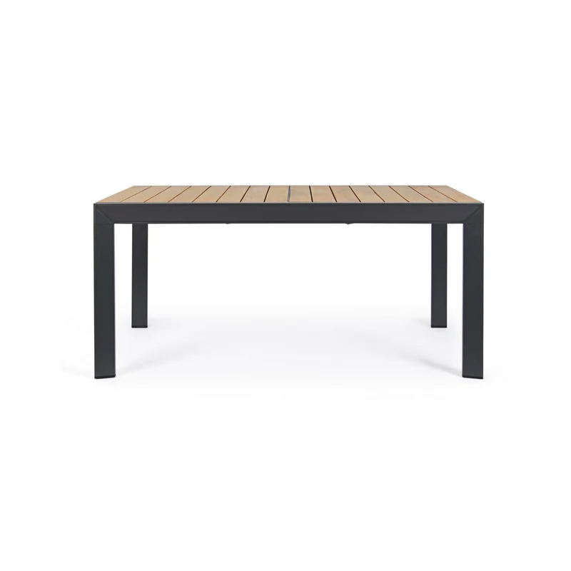 Tavolo da giardino in alluminio allungabile da 160 a 240 cm – Belmar antracite YK13