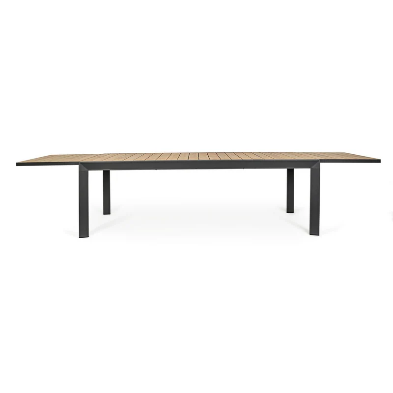 Tavolo da giardino in alluminio allungabile da 220 a 340 cm – Belmar antracite YK13