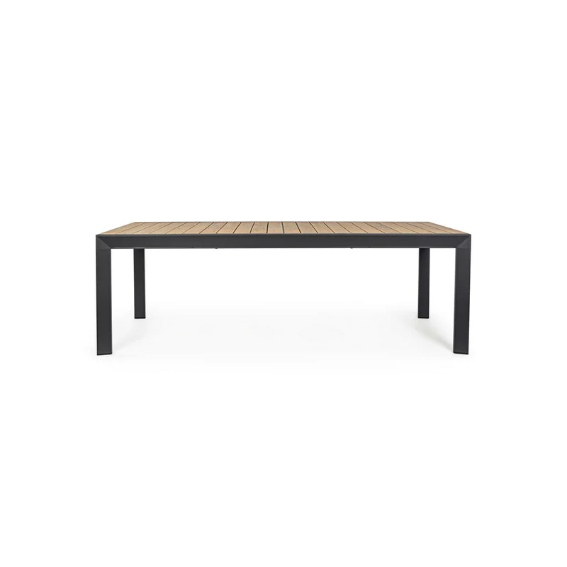 Tavolo da giardino in alluminio allungabile da 220 a 340 cm – Belmar antracite YK13