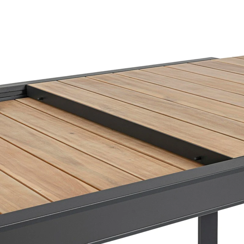 Tavolo da giardino in alluminio allungabile da 220 a 340 cm – Belmar antracite YK13