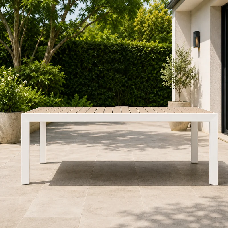 Tavolo da giardino in alluminio allungabile da 220 a 340 cm – Belmar vapor YK15