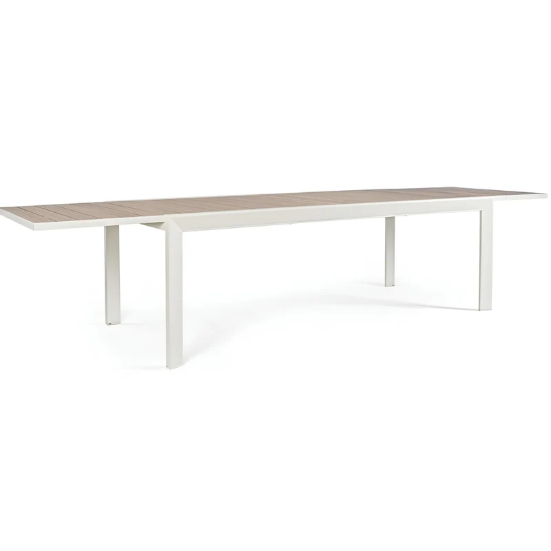 Tavolo da giardino in alluminio allungabile da 220 a 340 cm – Belmar vapor YK15