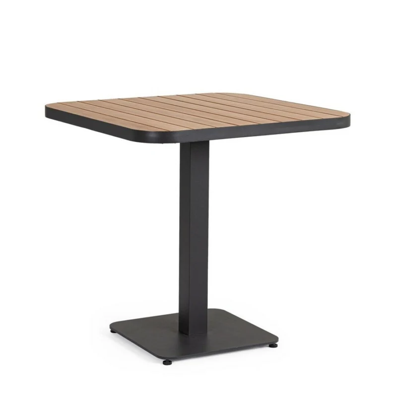 Tavolo da giardino in alluminio 75 x 75 cm – Belmar antracite YK13