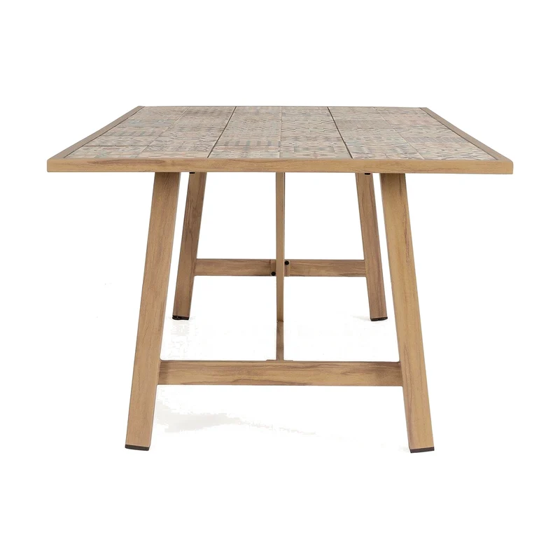 Tavolo da esterno in alluminio 206 cm x 106 cm - Kalimera desert