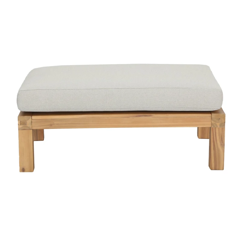 Poggiapiedi/tavolino in legno di acacia Timberly 120x90 cm
