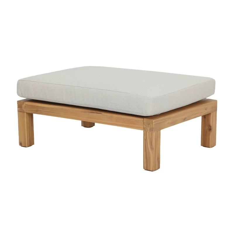 Poggiapiedi/tavolino in legno di acacia Timberly 120x90 cm