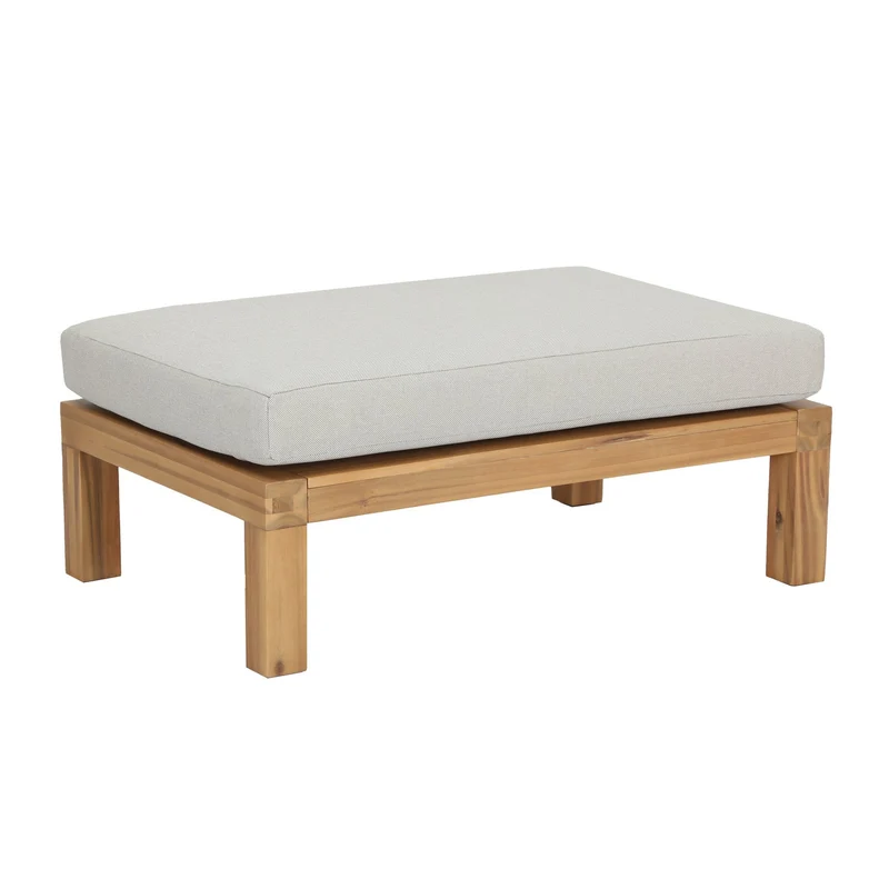 Poggiapiedi/tavolino in legno di acacia Timberly 120x90 cm