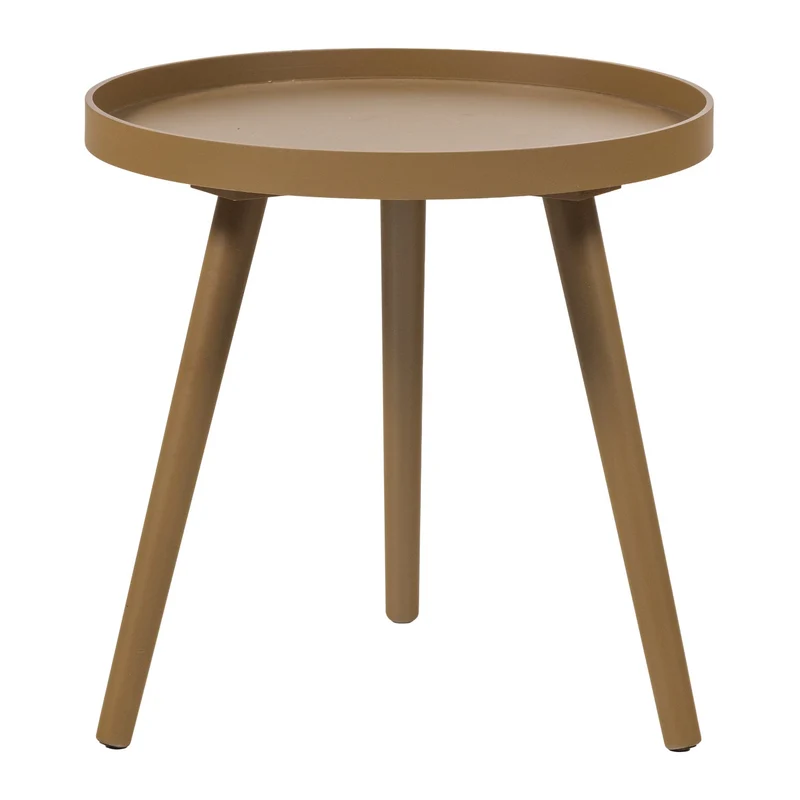 Set di 4 tavolini con gamba in legno di frassino Sasha 41x41 cm