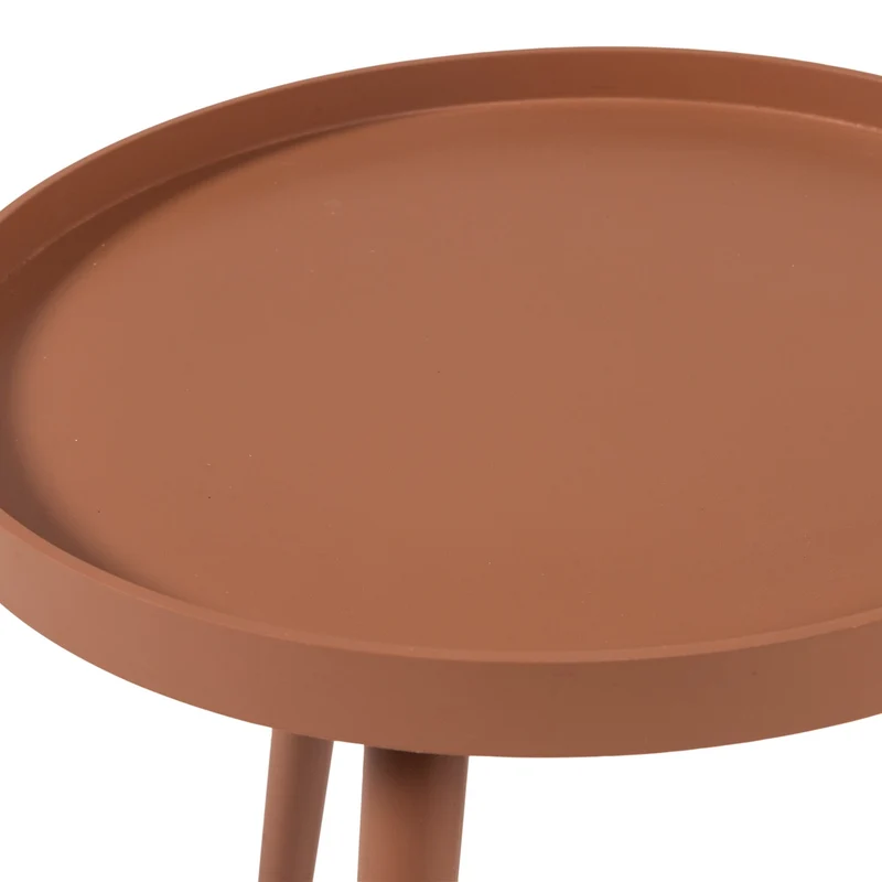 Set di 4 tavolini con gamba in legno di frassino Sasha 41x41 cm