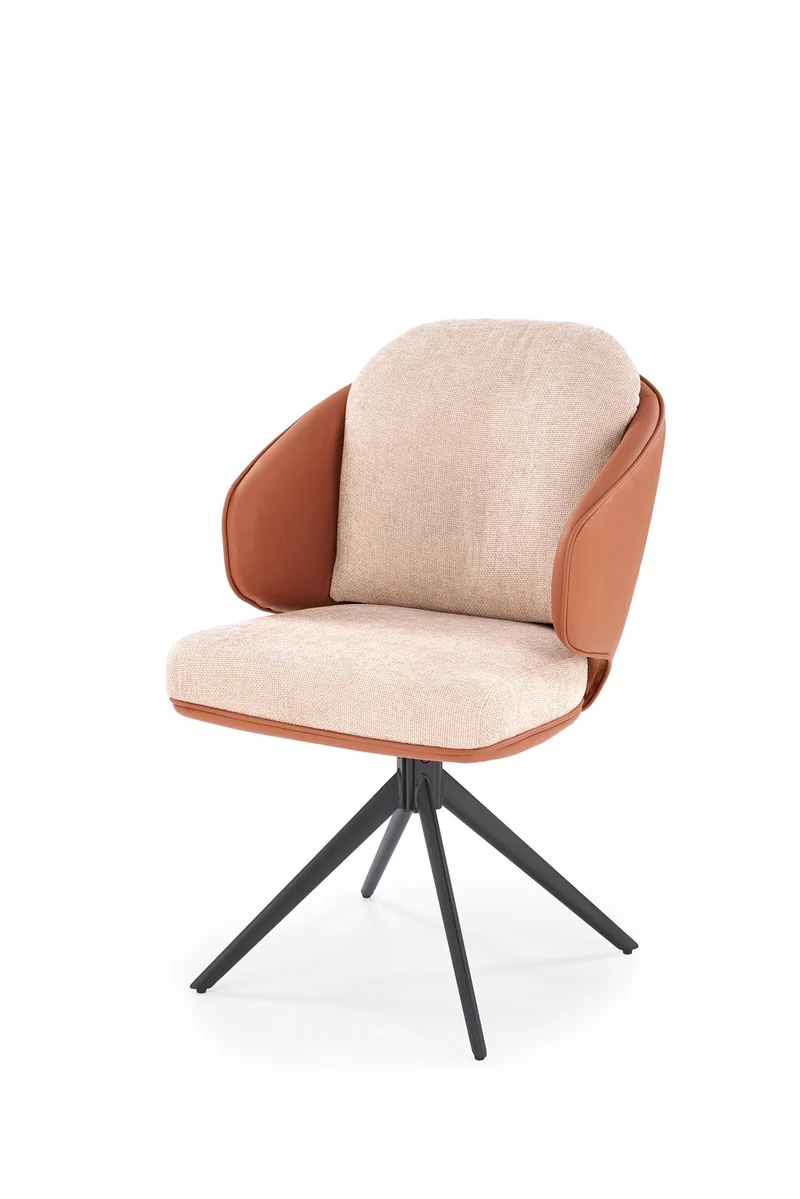 Sedia girevole in acciaio Tery 58x67 cm