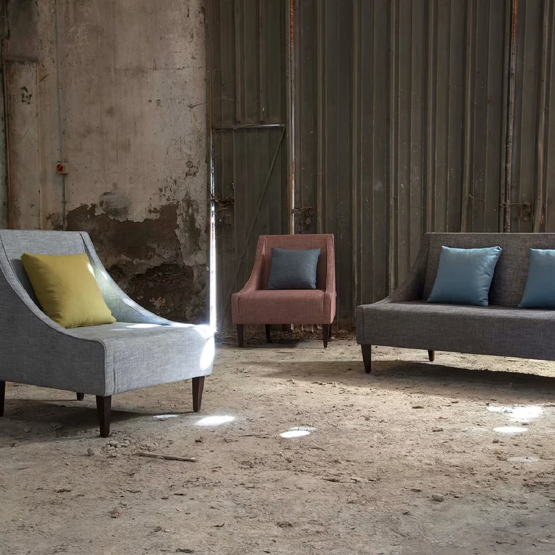 Sikka P60 Dove Gray Armchair by Domingo Salotti