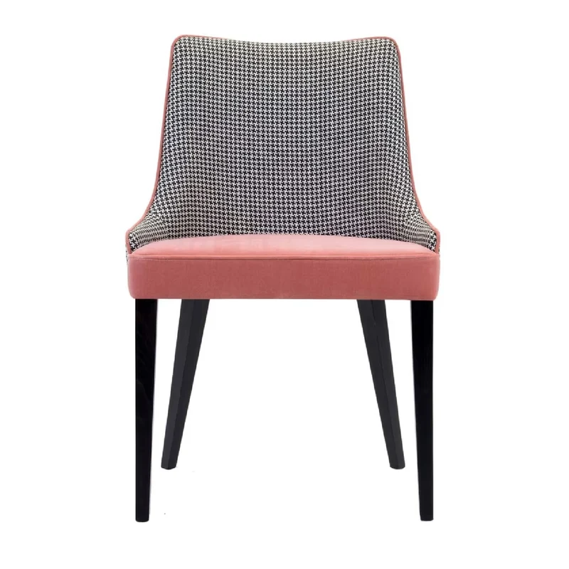Pat Chair by Domingo Salotti | Pink & Grey Upholstery & Comfort