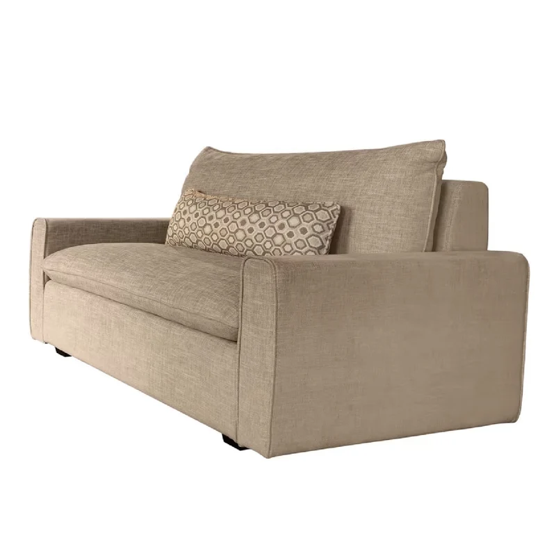 Henri Ivory Loveseat by Domingo Salotti