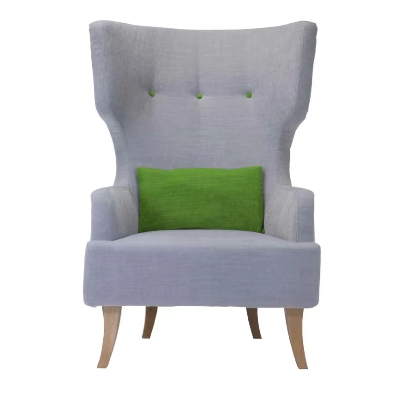 Donna Light Grey Armchair by Domingo Salotti