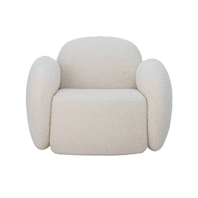 Zanno Loungesessel, Weiß, FSC®Mix, Pine