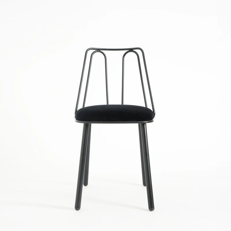 Steel Upholstered Chair CERTOSINA PIPE by Enrico Girotti for LapiegaWD