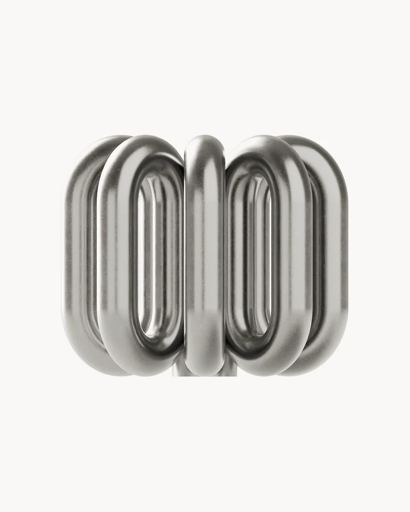 Portacandele in alluminio Digit Zero