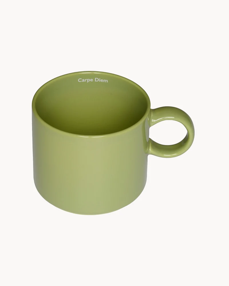 Tazza di design con scritta "Carpe Diem" Nordic Jumbo
